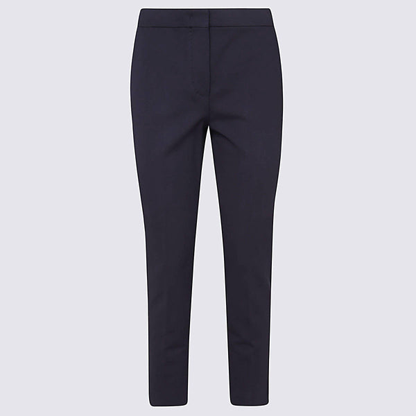 Max Mara 84% Viscose trousers in navy