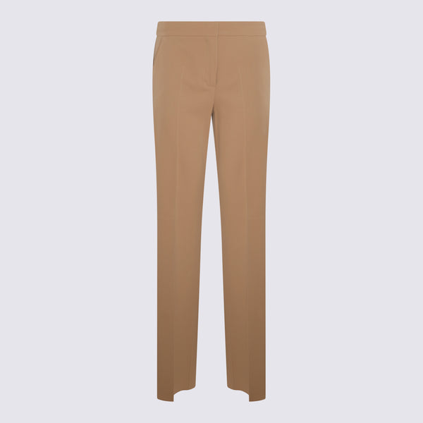 Max Mara 98% Wool trousers in beige
