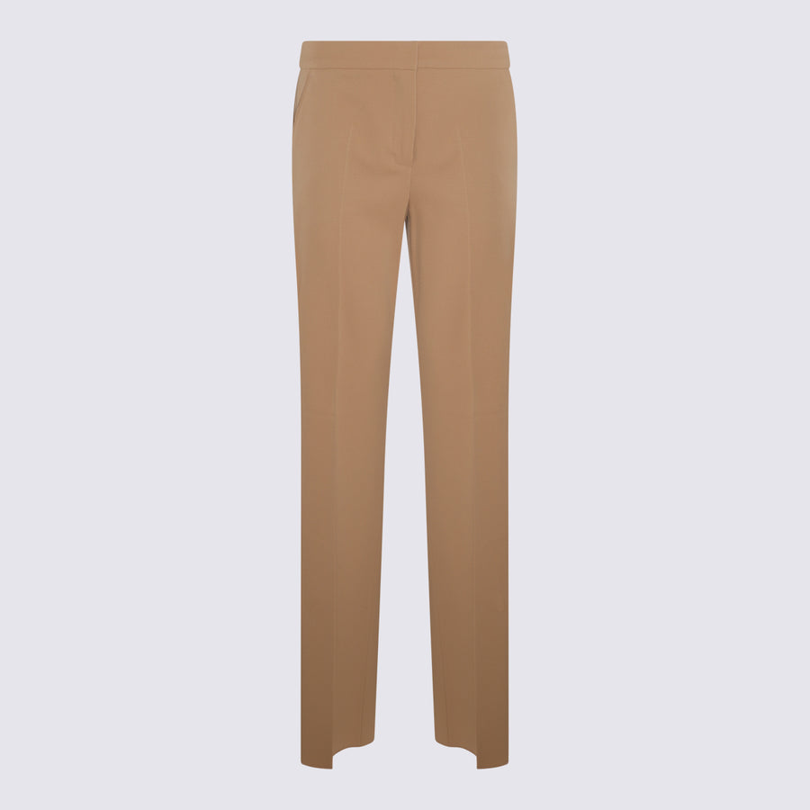 Max Mara 98% Wool trousers in beige