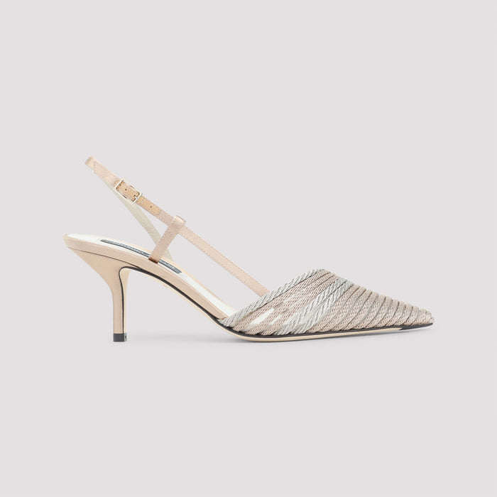 Satin Slingback Polyamide