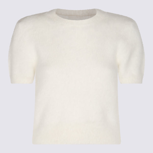 Maison Margiela 80% Wool sweater in white