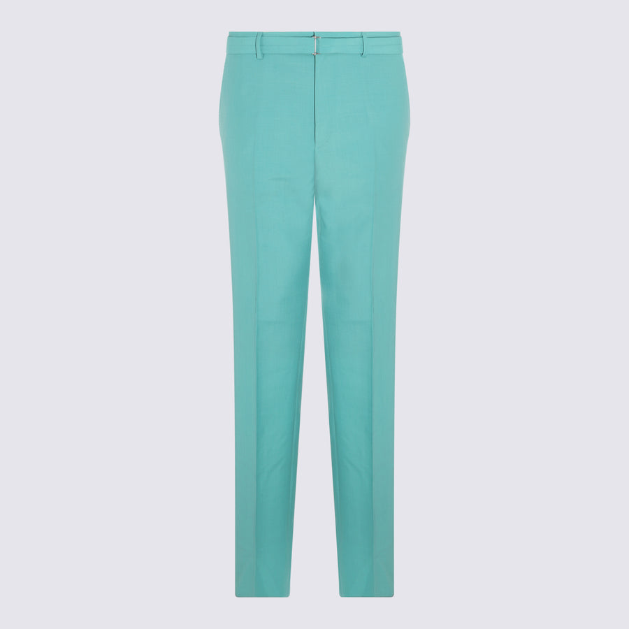 Lanvin 75% Wool trousers in green
