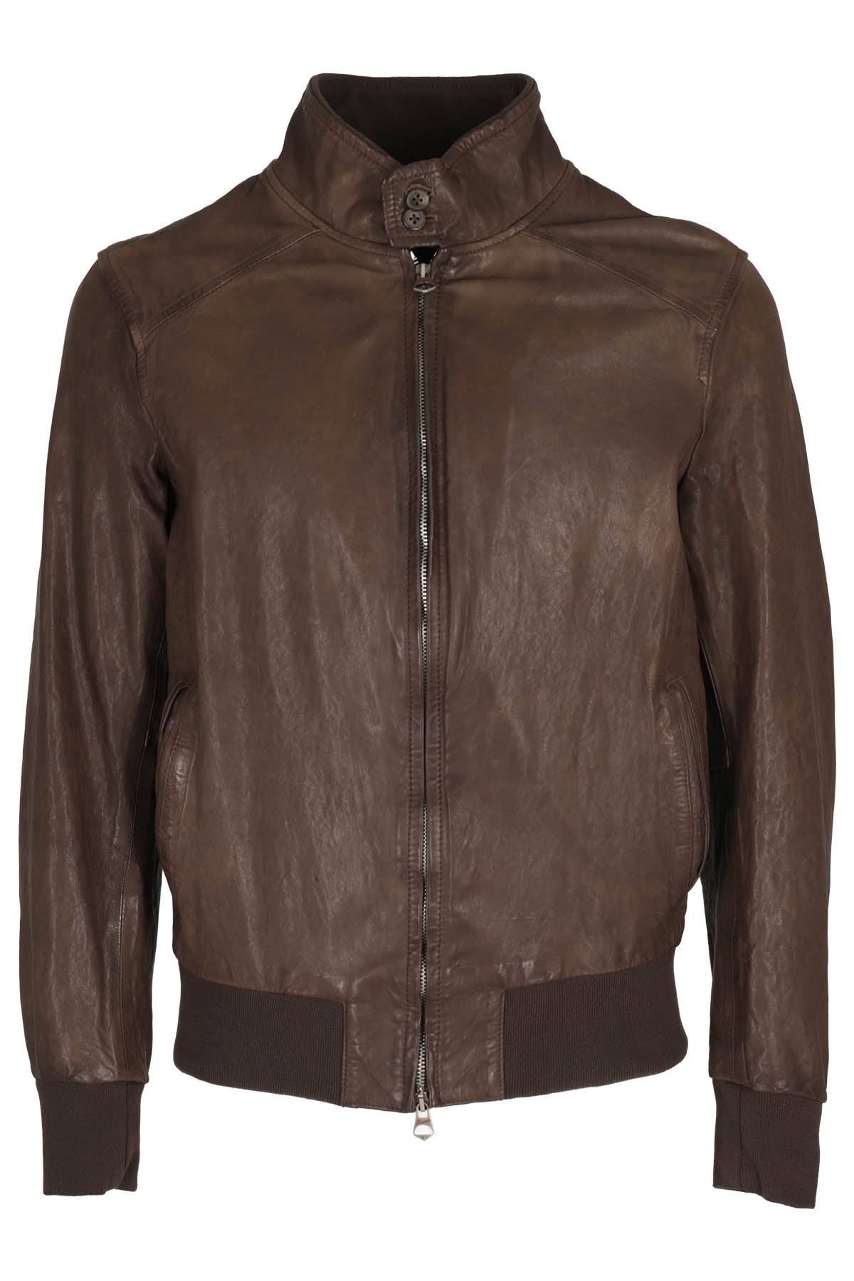Archie Nappa Wash Brown Pelle Giacca