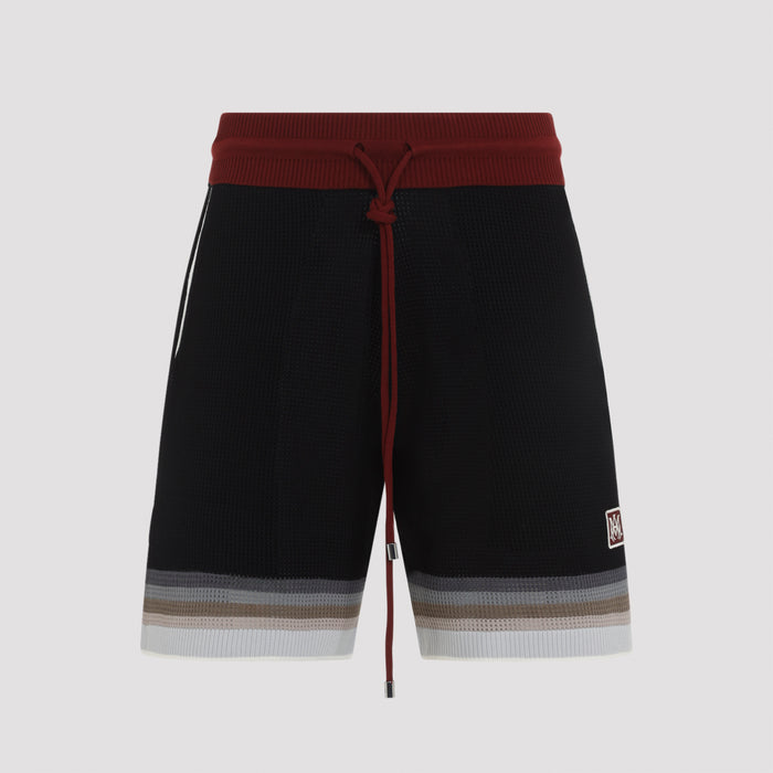 Ma Sport Shorts Black Viscose Polyester