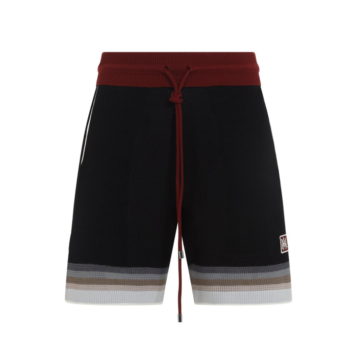 Ma Sport Shorts Black Viscose Polyester