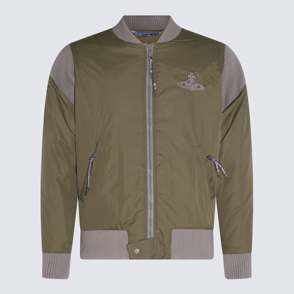 Vivienne Westwood 100% Polyamide jacket in green