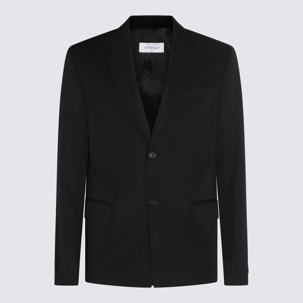Off-White 100% Wool blazer in black