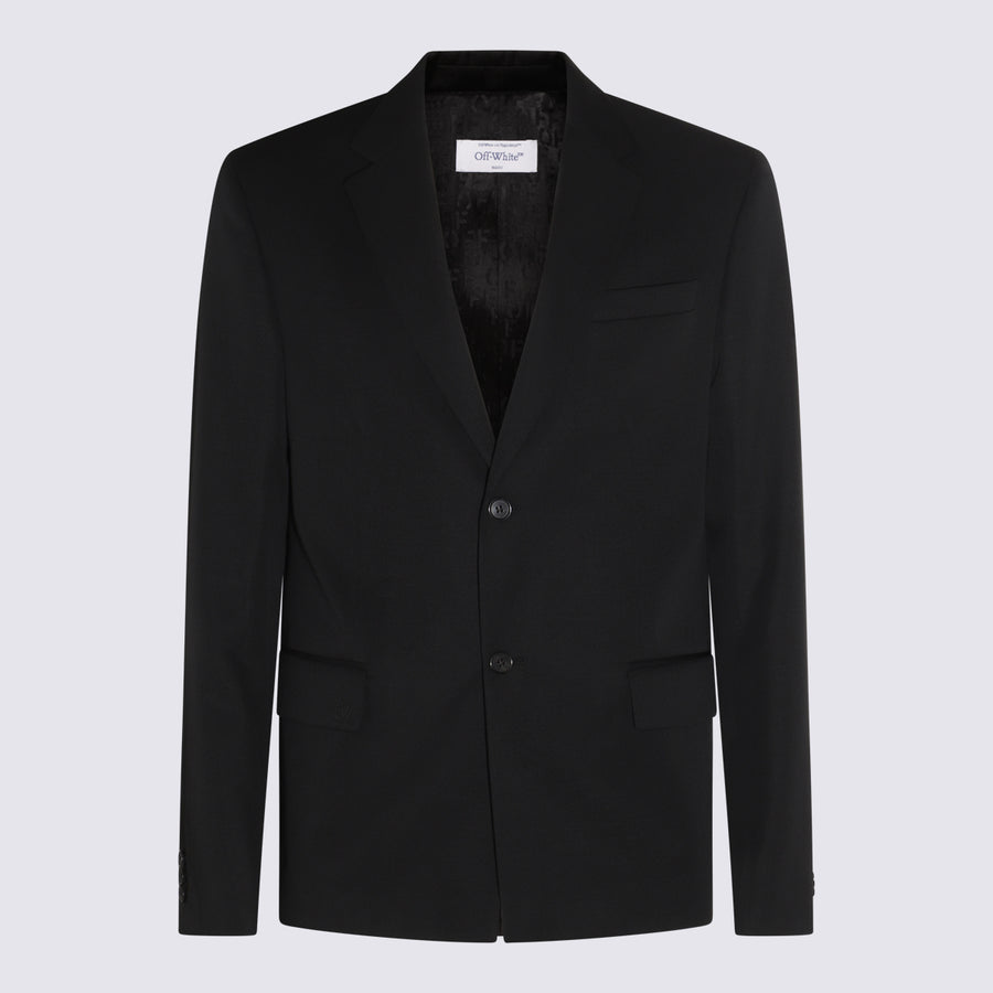Off-White 100% Wool blazer in black