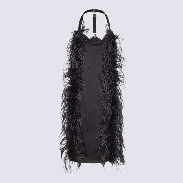 Sportmax 100% Viscose dress in black