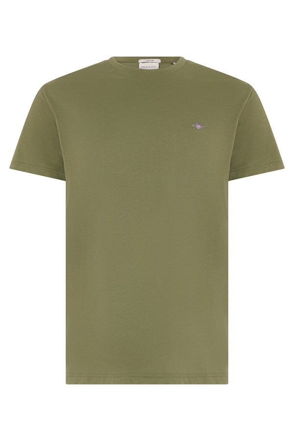 T-Shirt Slim Fit Cotton Green T-shirts