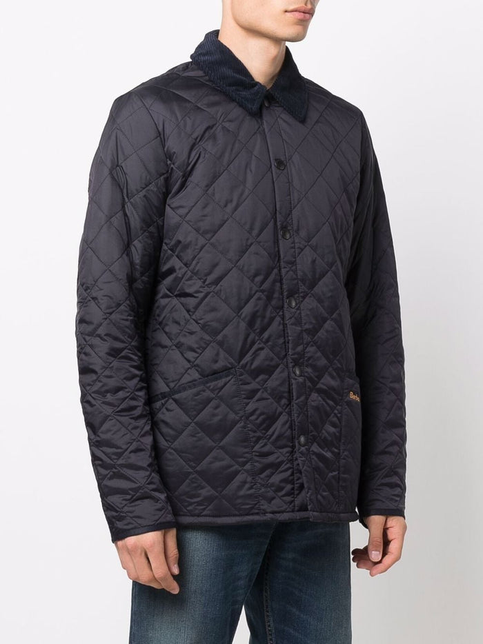 Heritage Liddesdale Quilt Blue Polyamide Coat