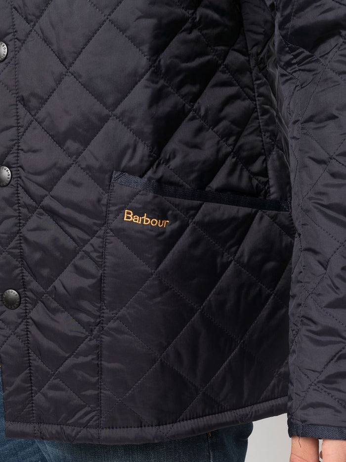 Heritage Liddesdale Quilt Blue Polyamide Coat