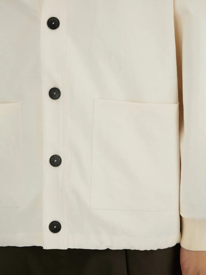 Woven Jacket White Polyester