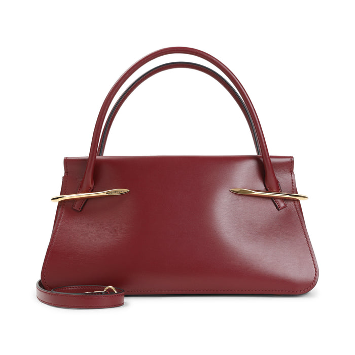 Pinch Medium Bag Red Calf Leather