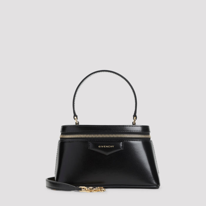Antigona Vanity Shoulder Bag Black Calf Leather