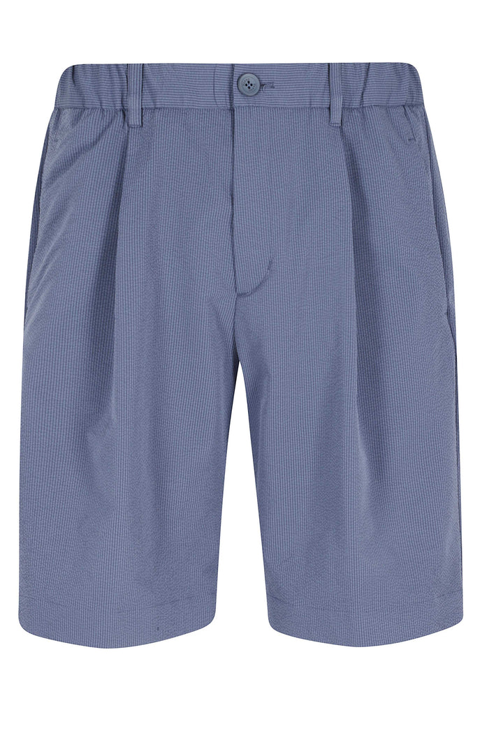 Pantaloni Corti Blue Poliestere Short