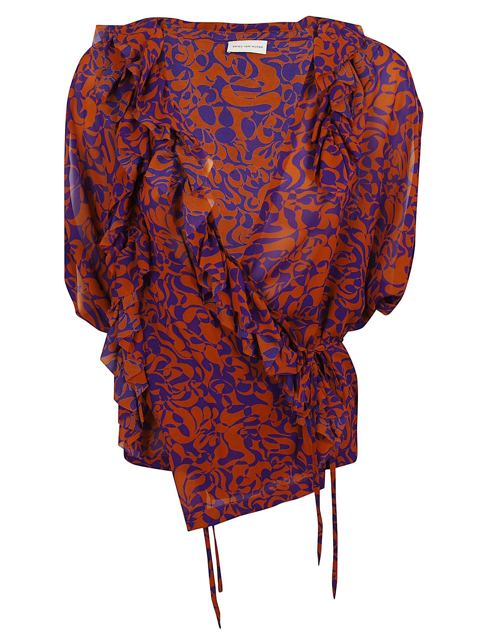 Clematis 3006 W.w.shirt Yellow & Orange Camicia