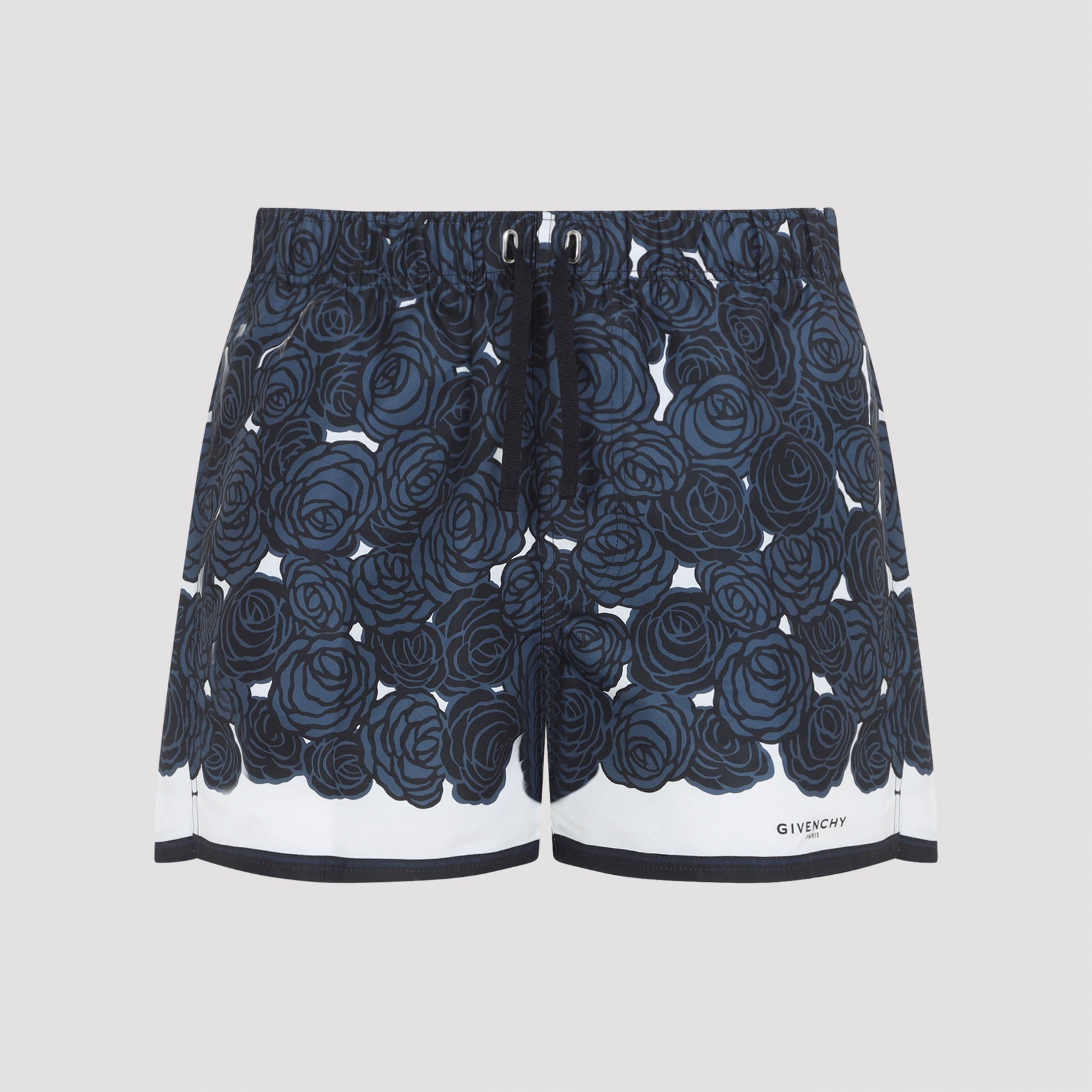 Swim Shorts Blue Polyester Swimwear
