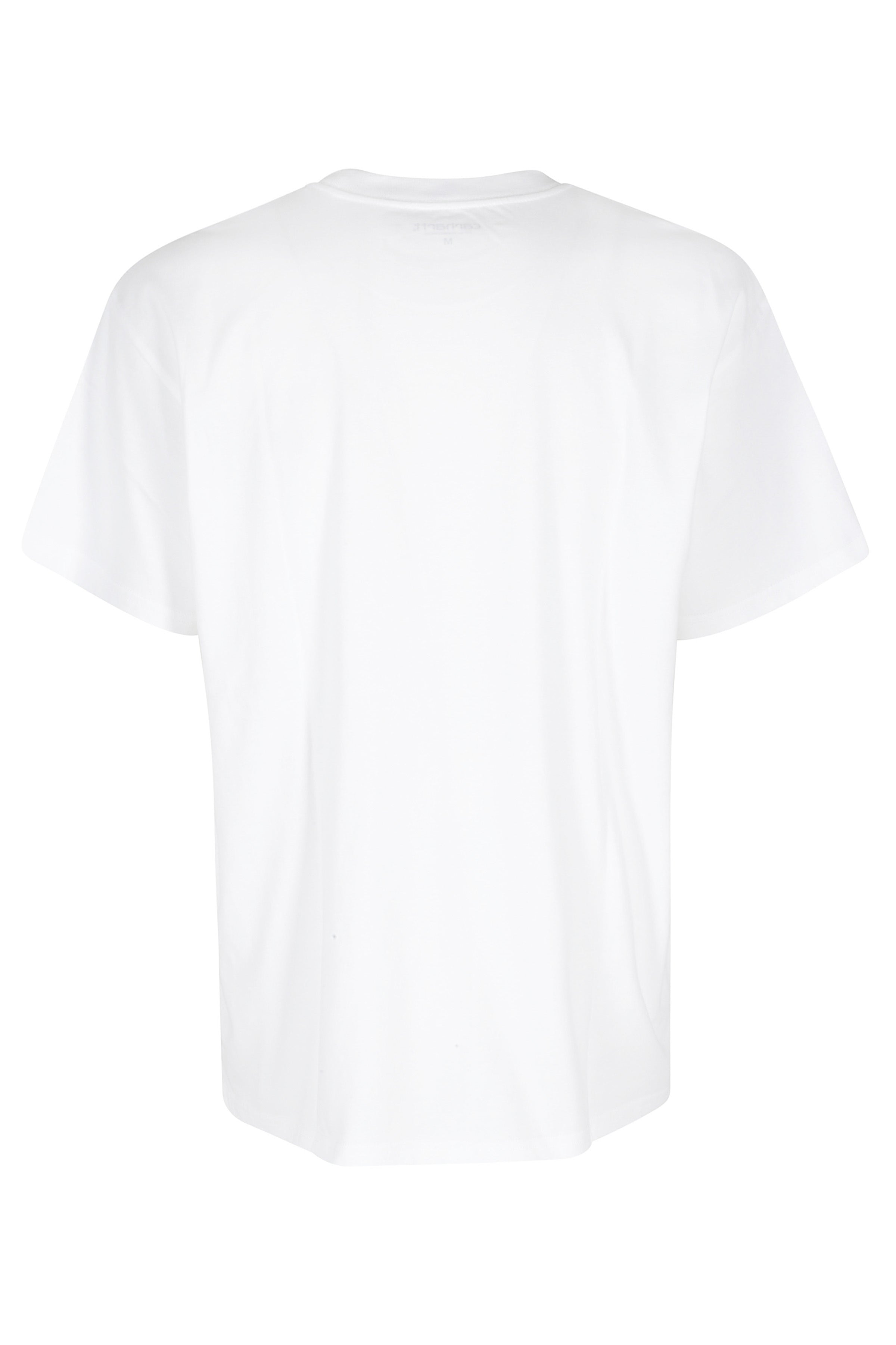 Ss Pocket Heart Tshirt White Cotone T-shirt