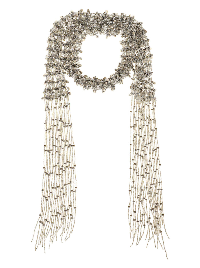 09000-neckl.w261-1911 Q.046 Neckl. Metallic Gls Pc Pvc Abs Br Sciarpa