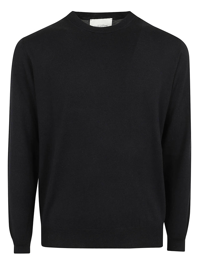 Round Neck Pullover Blue Se Co Maglia