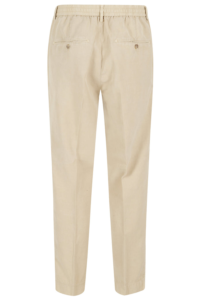 Pantalone Green Lyocell Lino Cotone Pantaloni