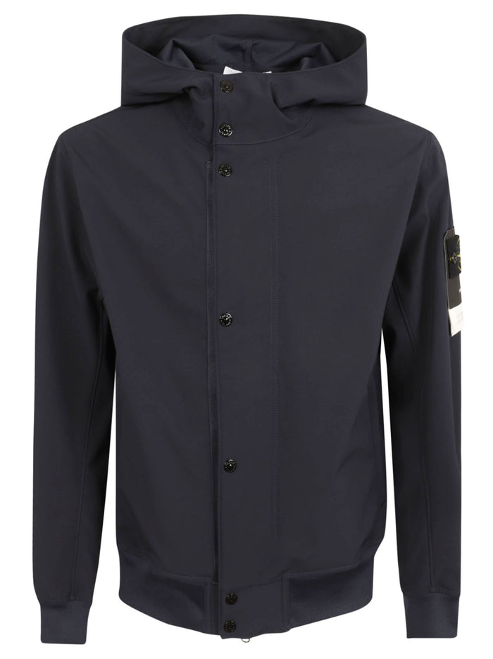 Outerwear Blue Poliestere + Elastan Giacca