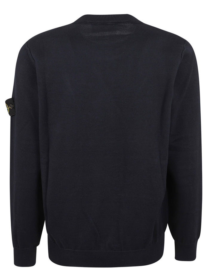 Knitwear Blue Cotone Maglia