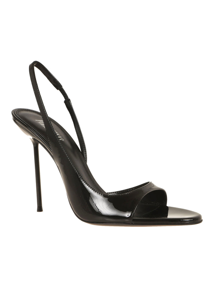 Lidia Slingback Sandal Black Calfskin Calzature