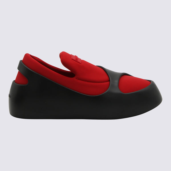 Ferragamo Cover textile/Neoprene - Sole: elastomeric sneaker in black