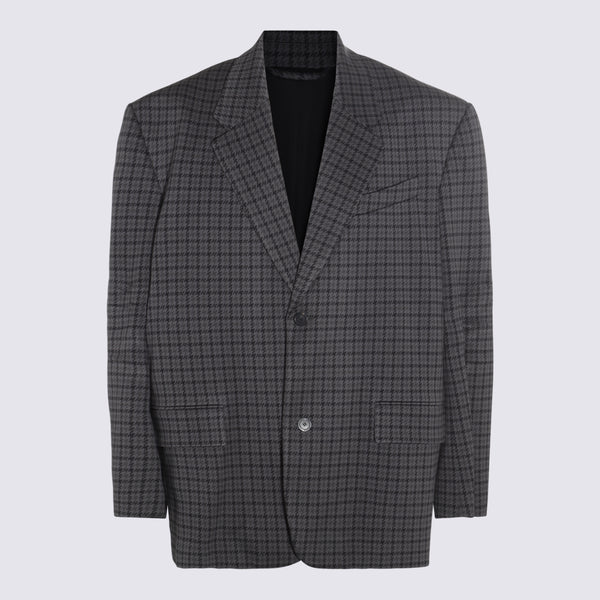 Balenciaga 49% Polyester blazer in gray