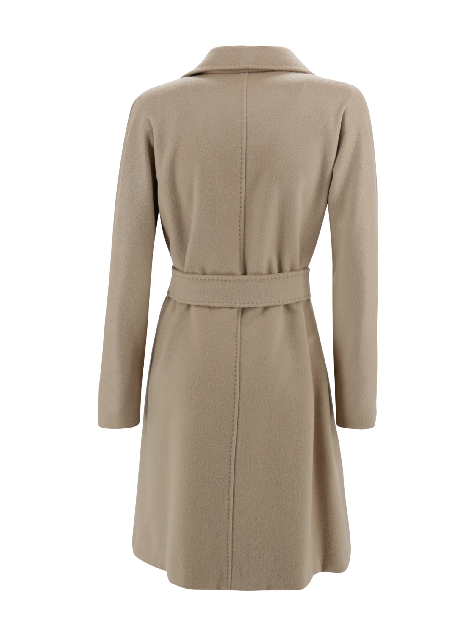 Max Mara Studio Coats Cammello Wool