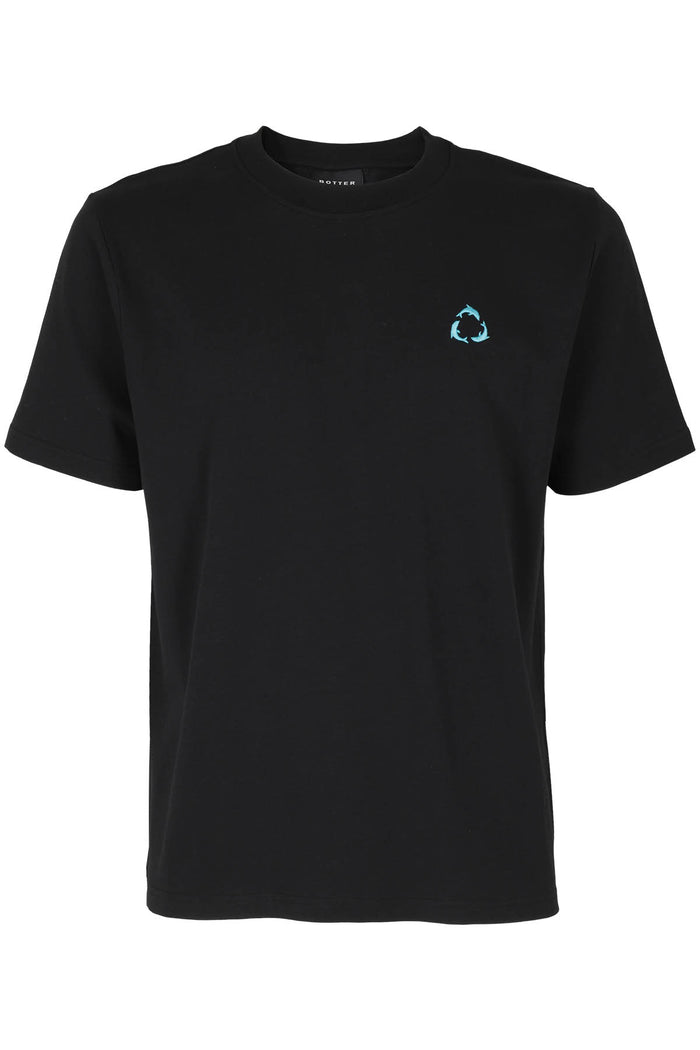 Ss Seacell World Black Cotone Cly T-shirt