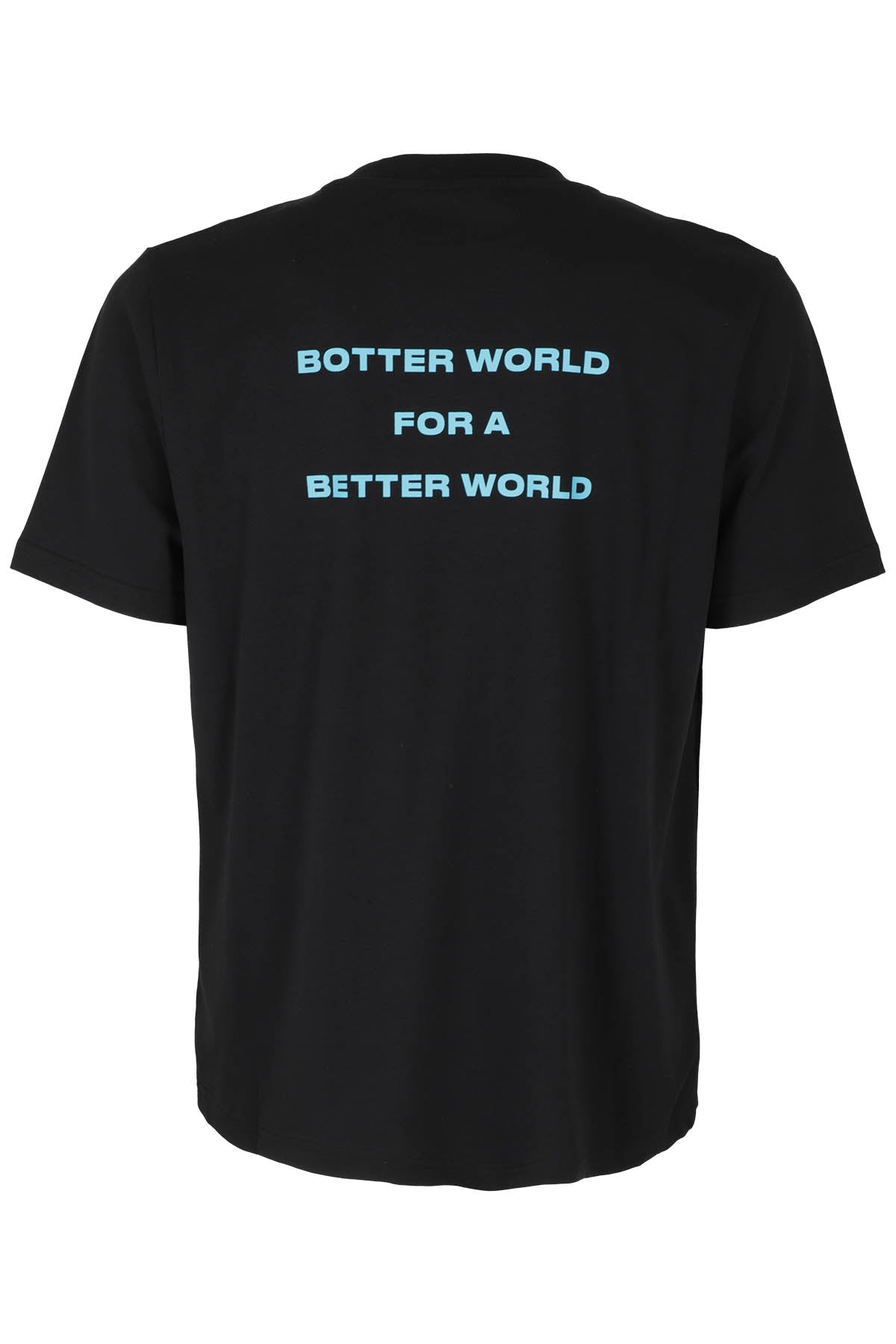 Ss Seacell World Black Cotone Cly T-shirt
