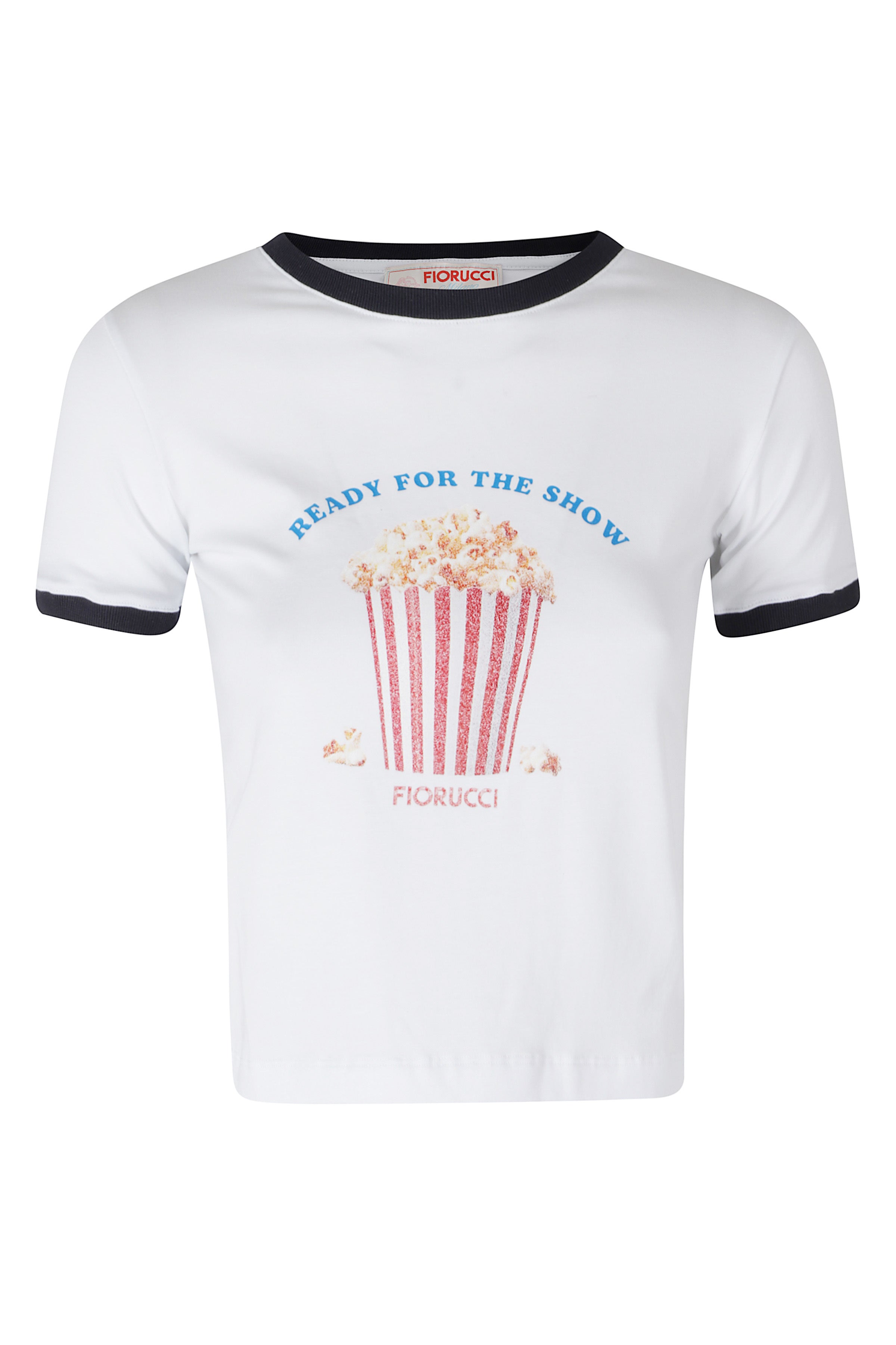 Popcorn Print Baby Tshirt White Cotone T-shirt
