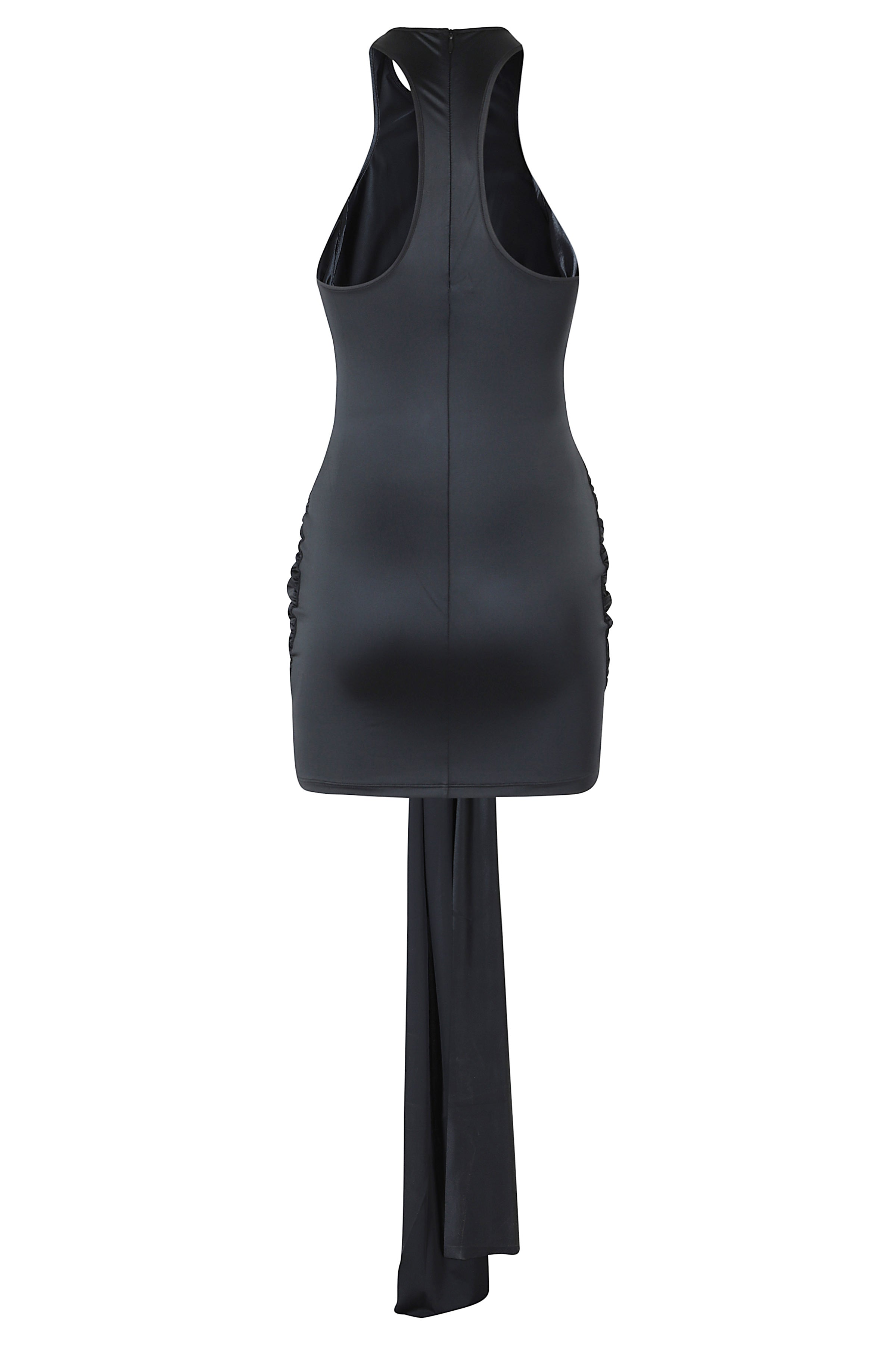 Mini Dress Black Poliammide Elastane Abito