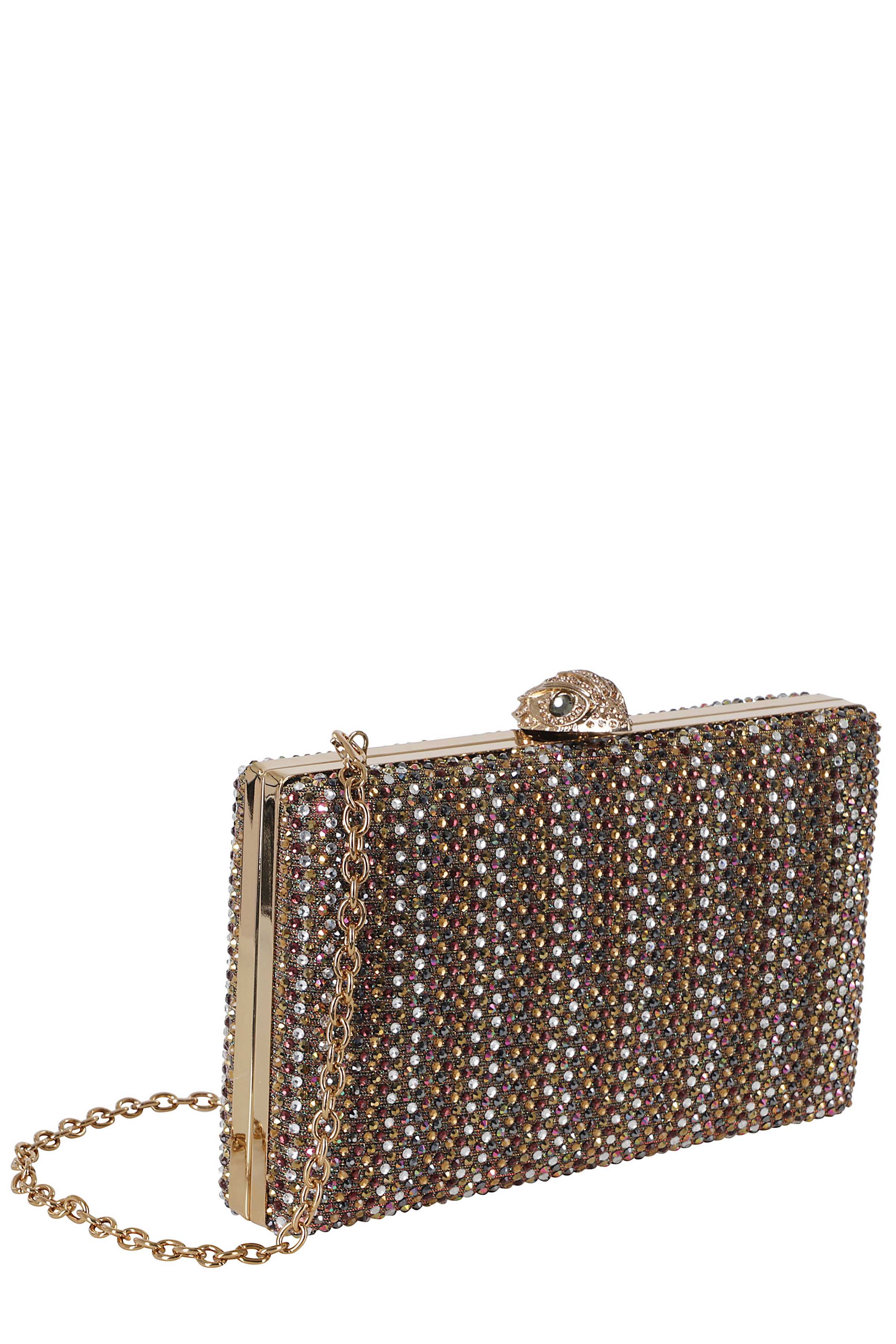 Crystal Kensington Clutch 436 Brown Poliestere Borsa