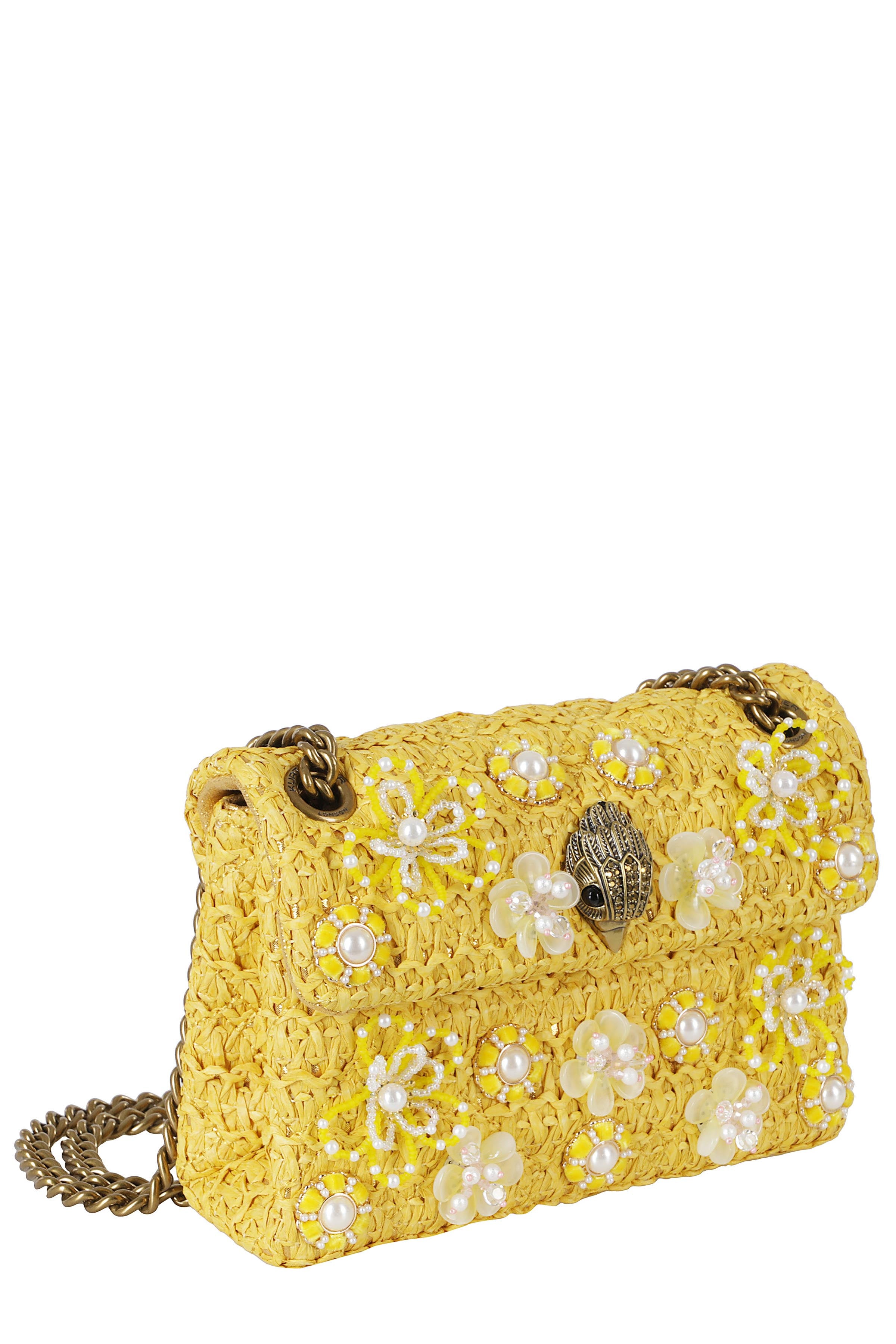 Raffia Mini Kensington 258 Yellow & Orange Borsa