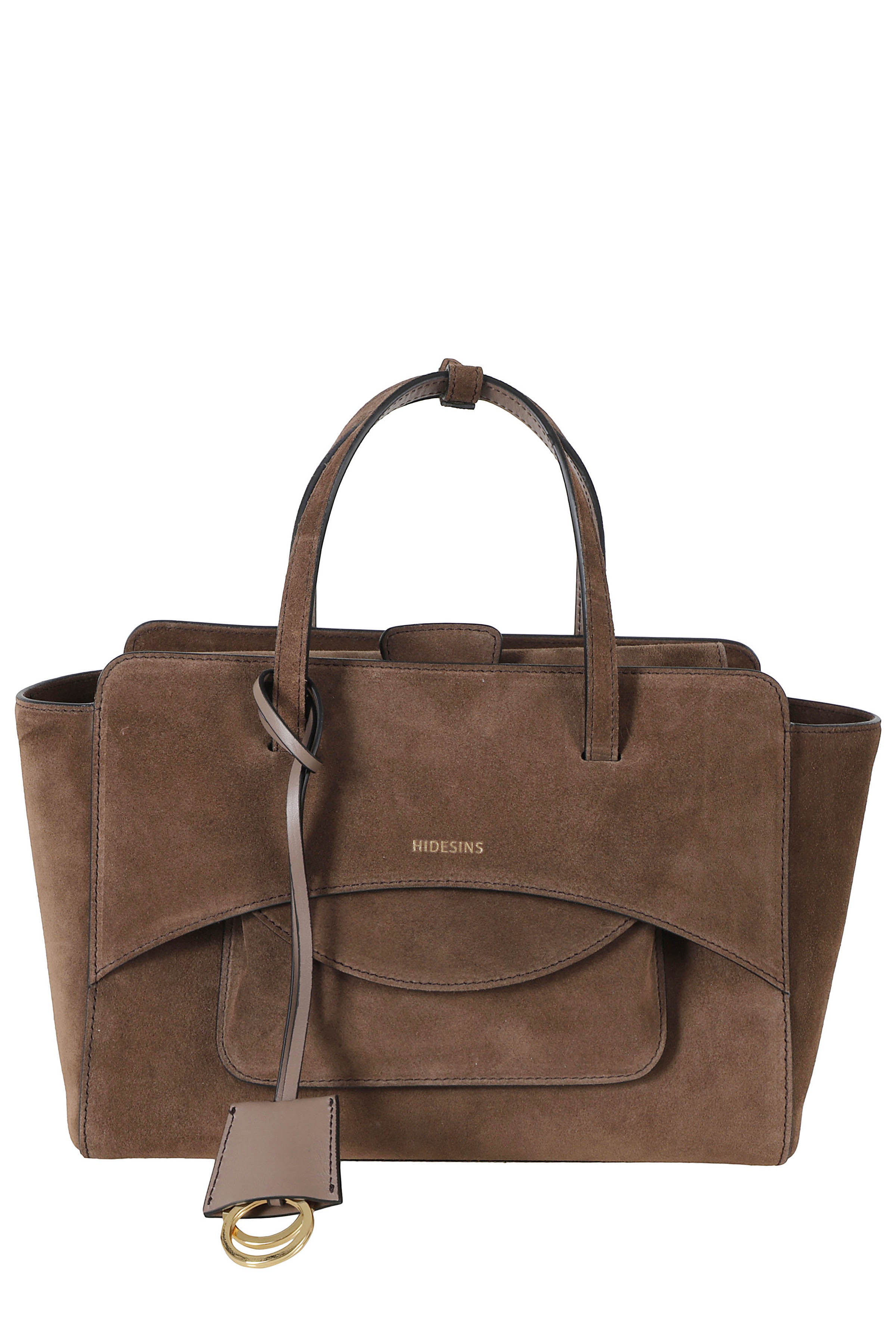 Flap M Suede Brown Bos Taurus Borsa