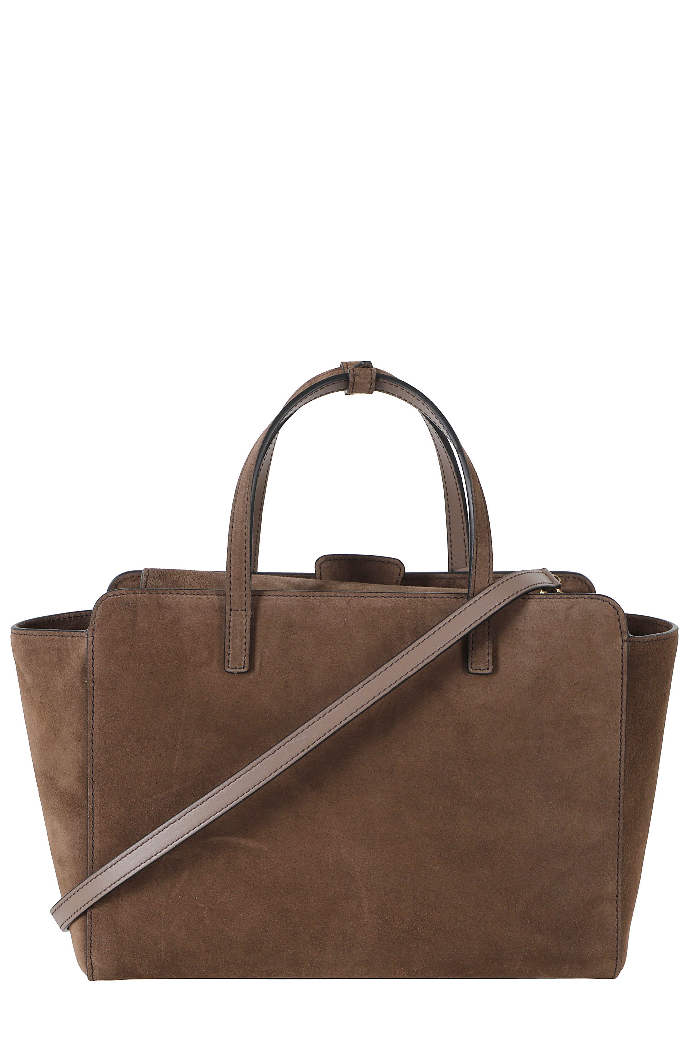 Flap M Suede Brown Bos Taurus Borsa