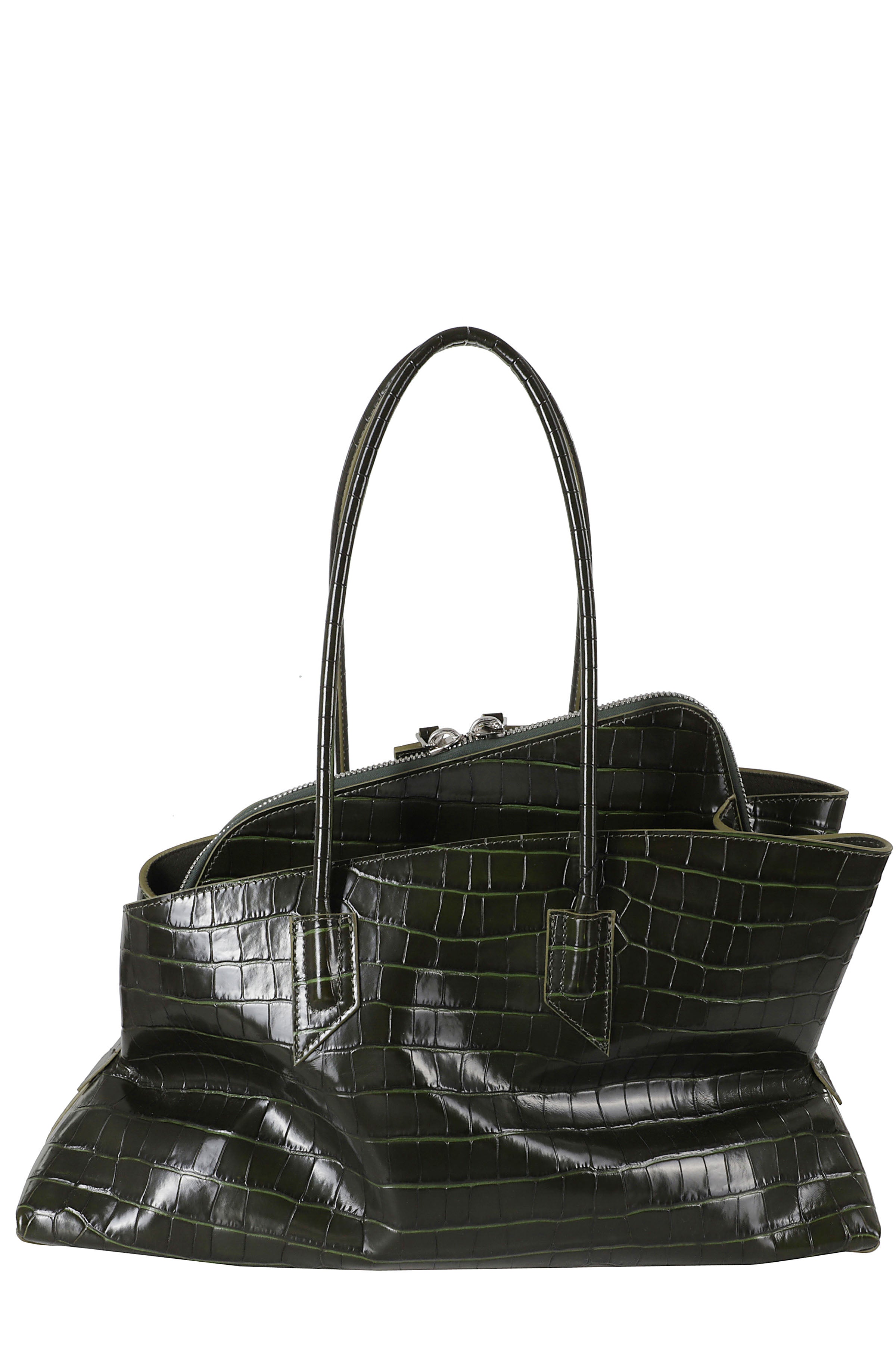 La Passeggiata Medium Green Pelle Borsa