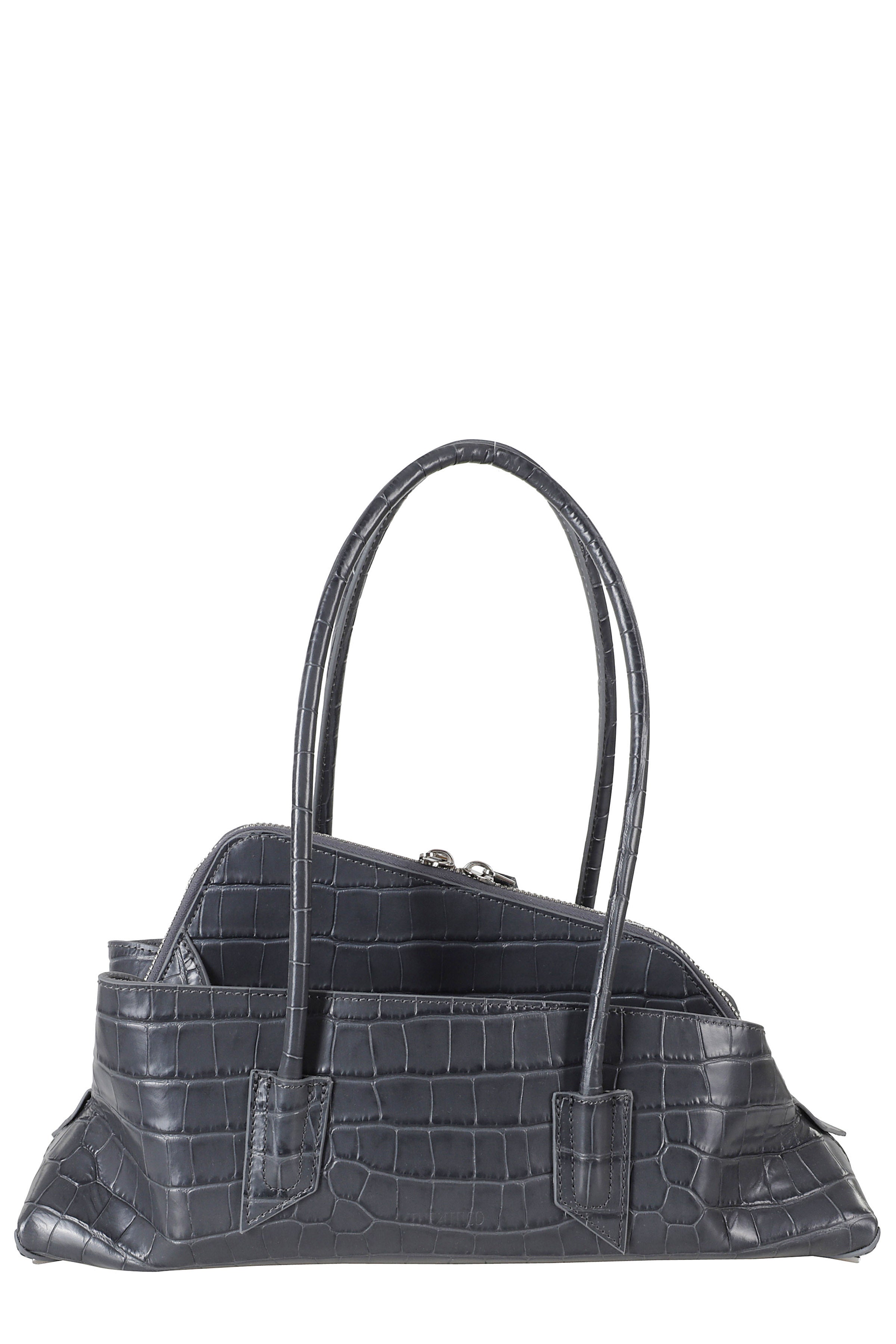 La Passeggiata Small Grey Pelle Borsa