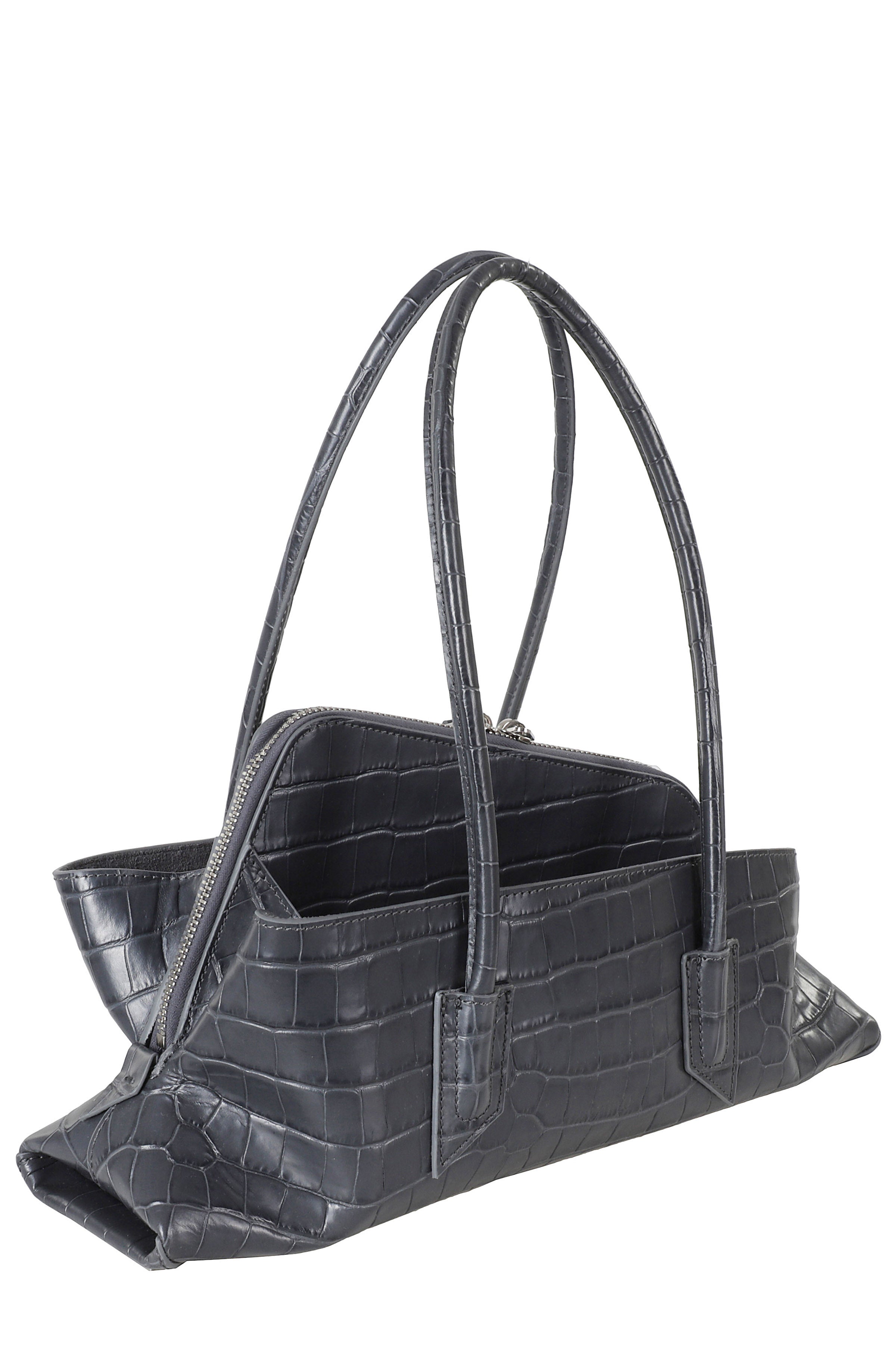 La Passeggiata Small Grey Pelle Borsa