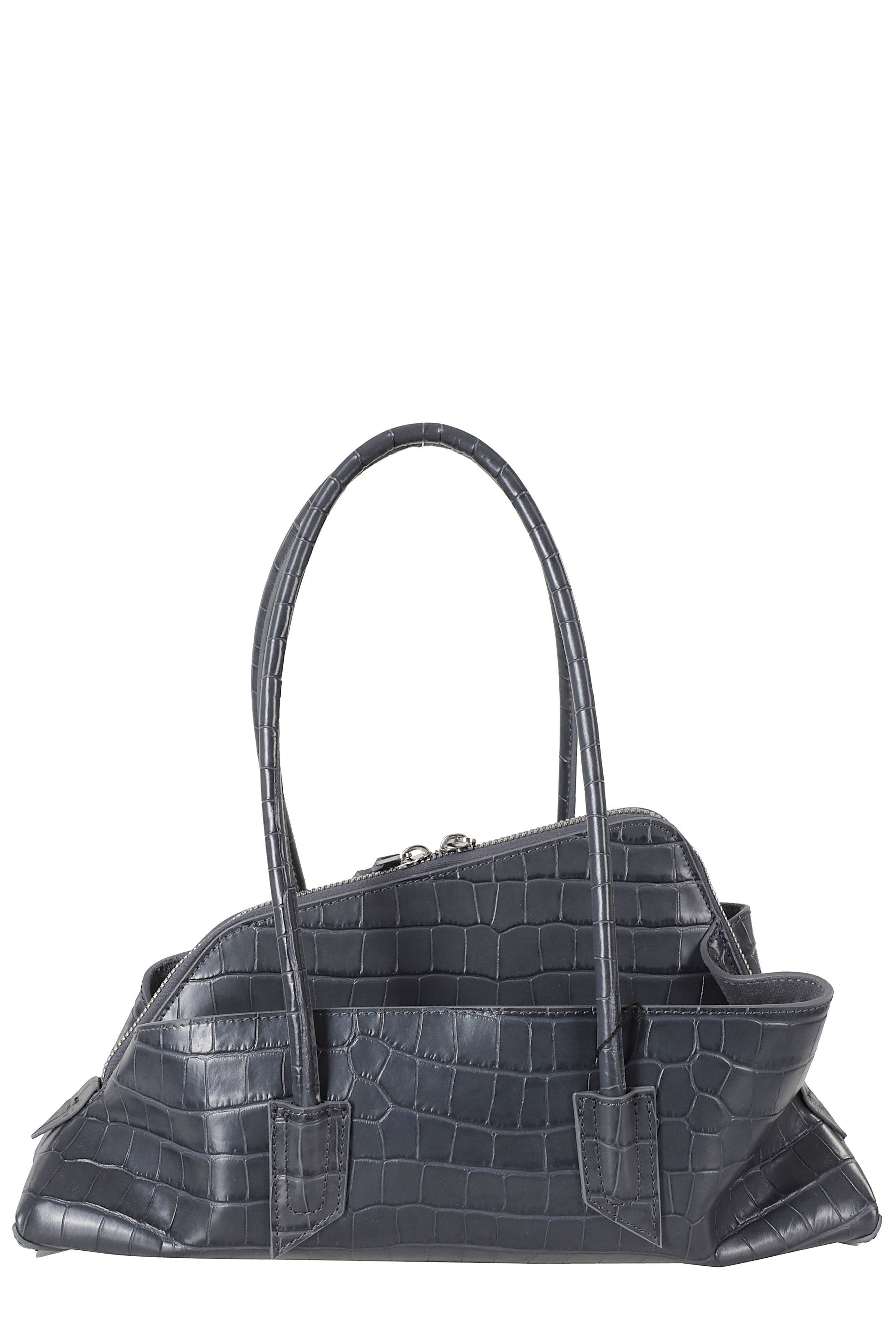 La Passeggiata Small Grey Pelle Borsa