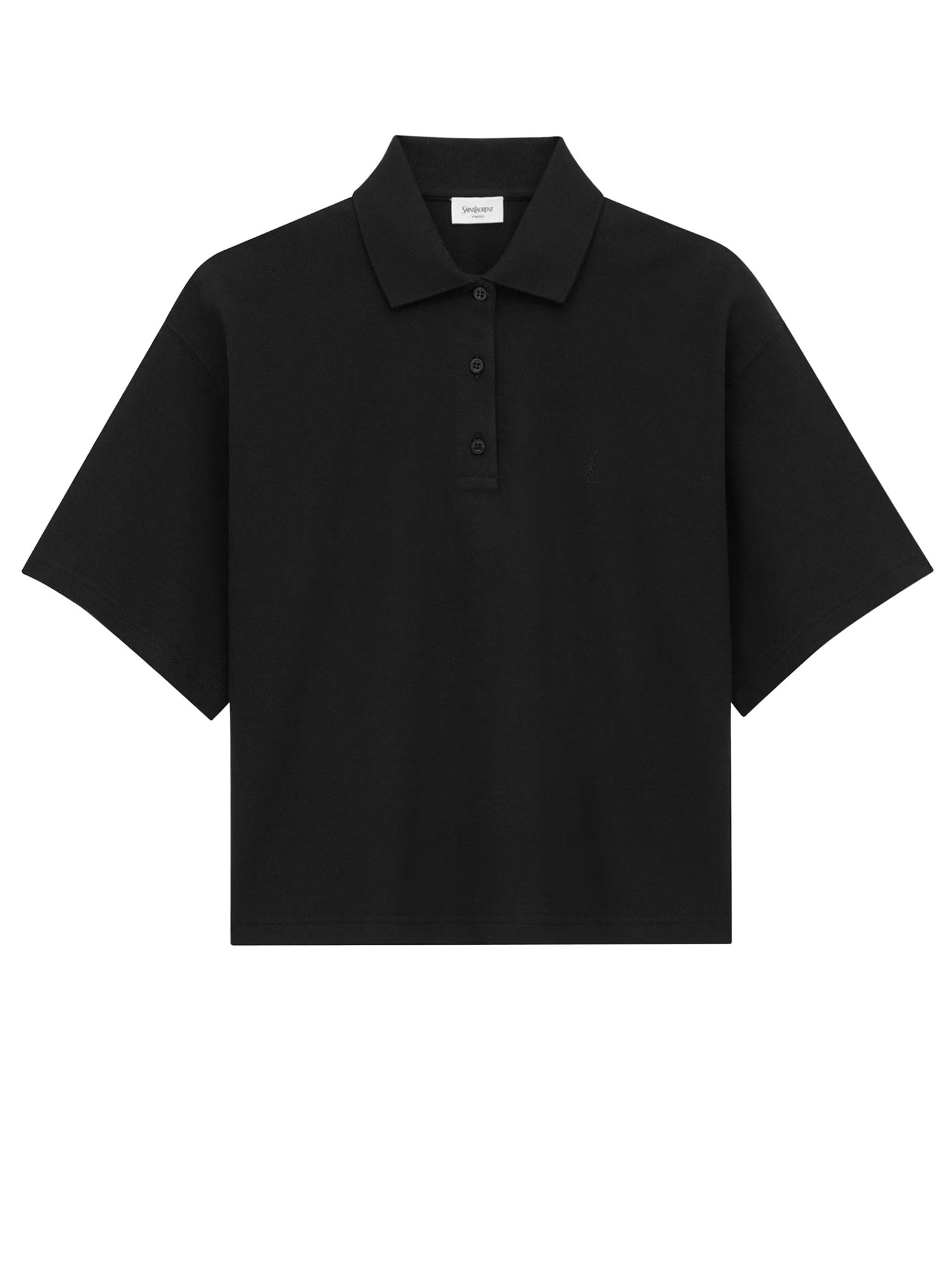 Saint Laurent T-shirts and Polos Black Cotone Poliestere