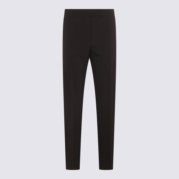 Max Mara 78% Virgin Wool trousers in black