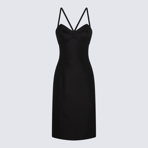 Versace 100% Silk dress in black