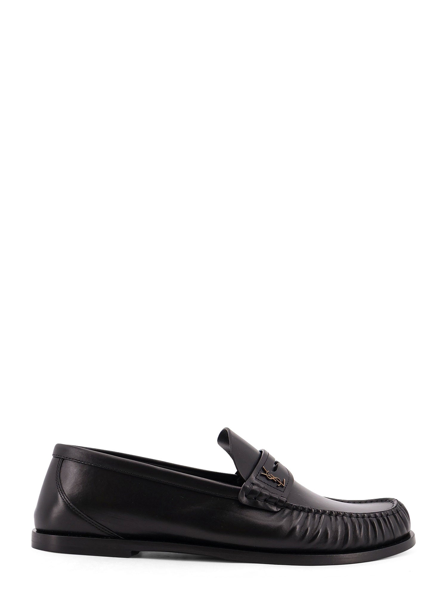 Saint Laurent Flat Shoes Black Pelle