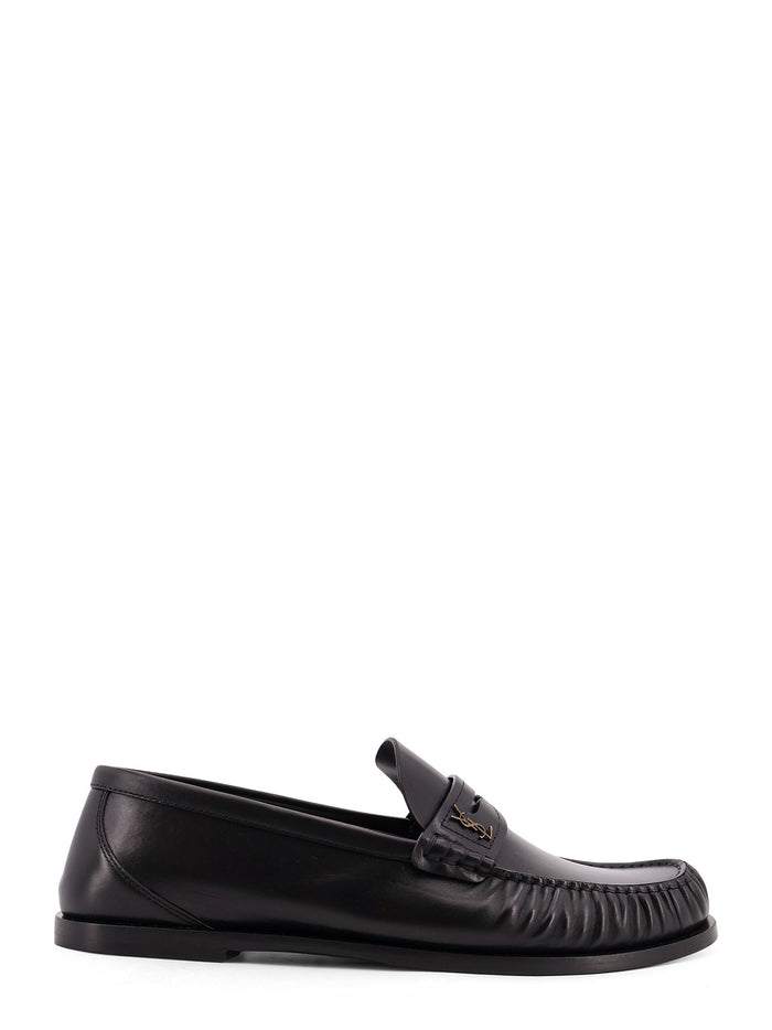 Saint Laurent Flat Shoes Black Pelle
