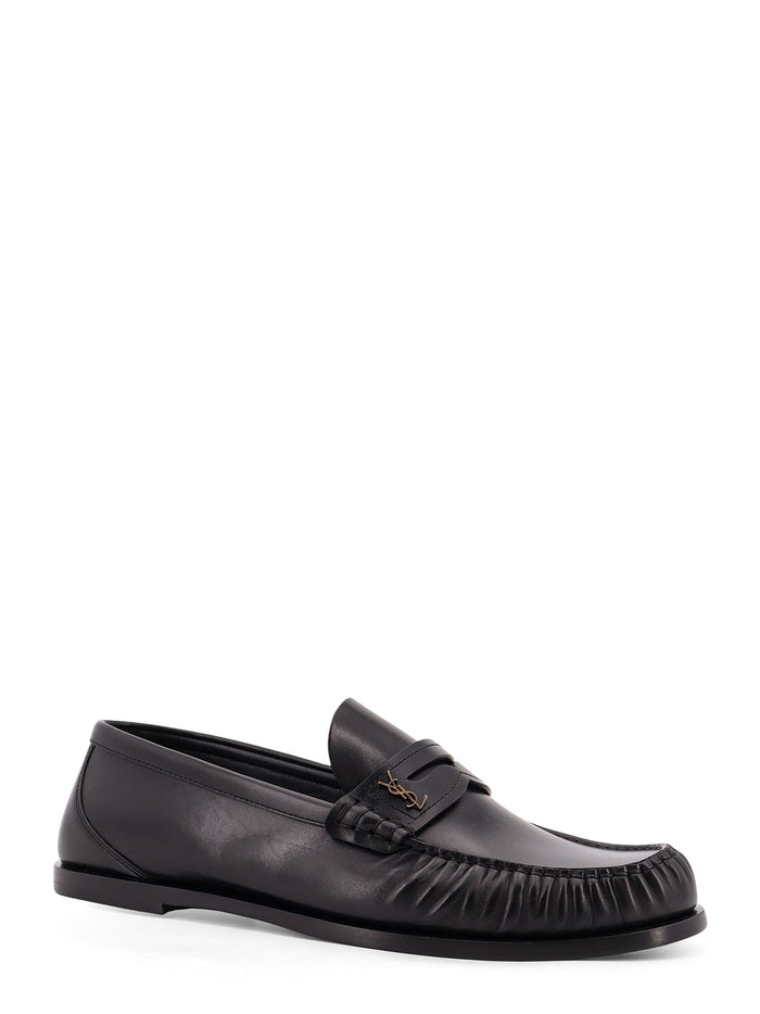 Saint Laurent Flat Shoes Black Pelle